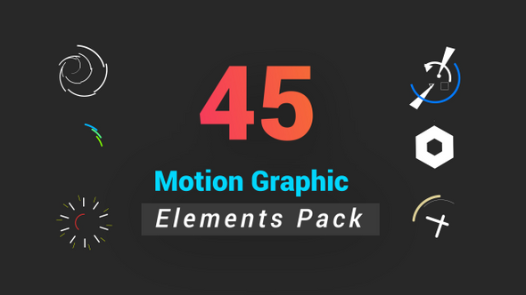 45 Motion Graphic Elements