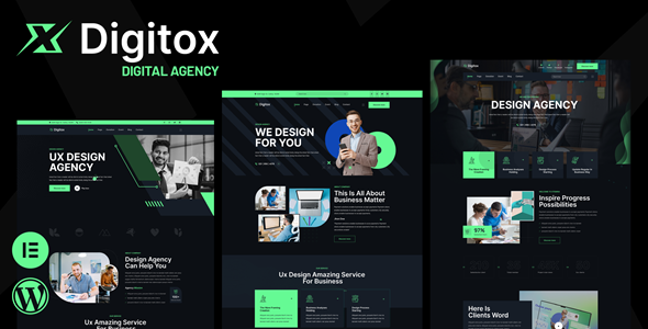 Digitox - Digital Agency WordPress Theme