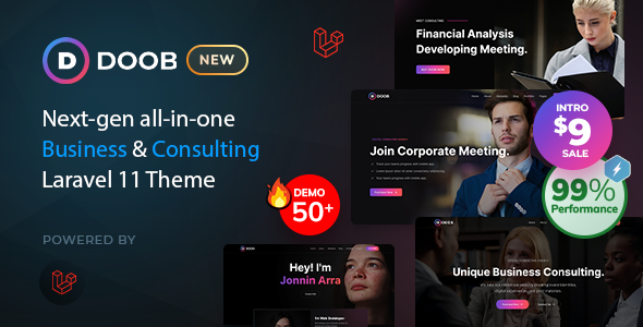 Doob - Laravel 11 - Business & Consulting Bootstrap 5 Template