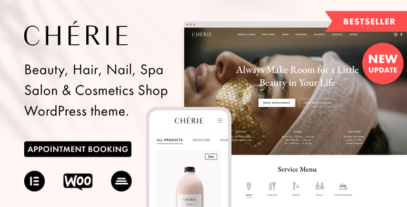 Chérie — Beauty Salon Spa WordPress