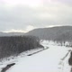 Winter forest river valley in snow storm - VideoHive Item for Sale
