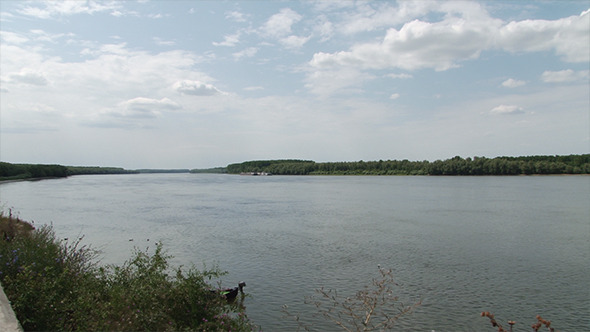 Very Wide River Panorama