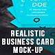 Photorealistic Business Card Mock-Ups - GraphicRiver Item for Sale