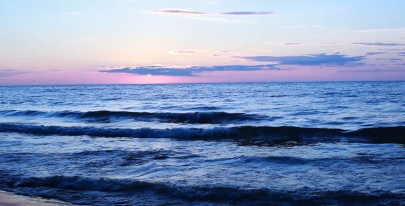 Baltic Sea at Sunset