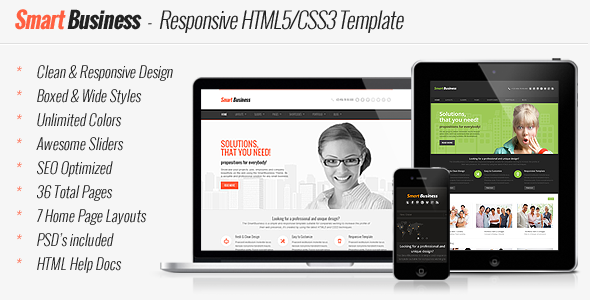 Smart Business - responsywny szablon HTML5