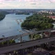 Stockholm, Sweden. Aerial Drone summer view of a beautiful lake - VideoHive Item for Sale