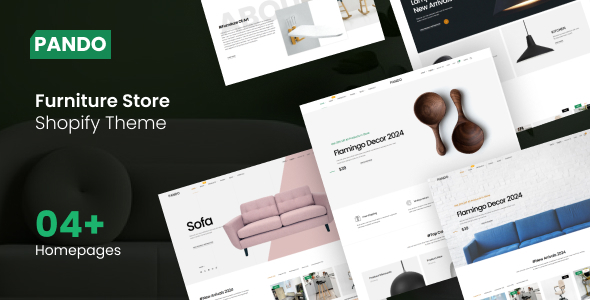 Pando – Furniture & Interiors Store Shopify Theme – 0 Sold!