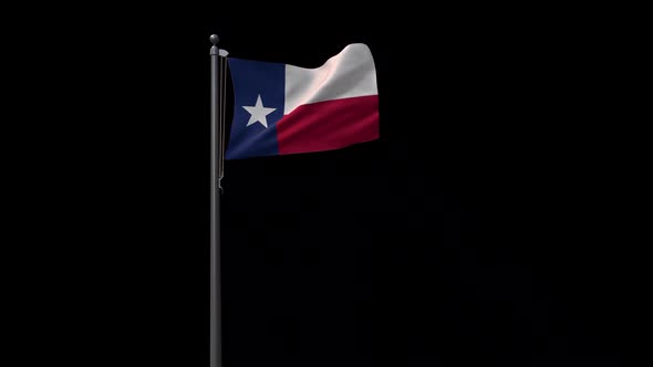 Texas State Flag With Alpha 2K