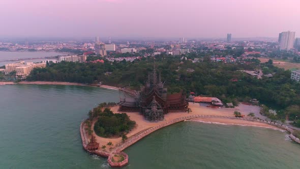 Wooden temple in Pattaya