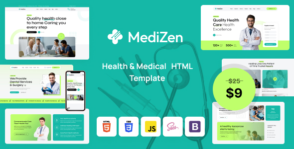 MediZen - Health & Medical HTML Template