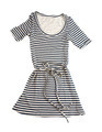 Striped belted t-shirt dress - PhotoDune Item for Sale