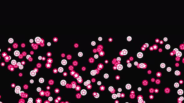 Abstract stars particles background