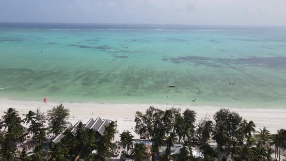 Zanzibar Tanzania  Aerial View of the Indian Ocean