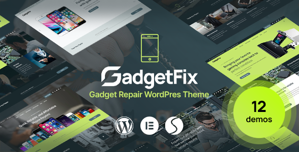 Gadgetfix - Phone and Gadget Repair Service WordPress Theme