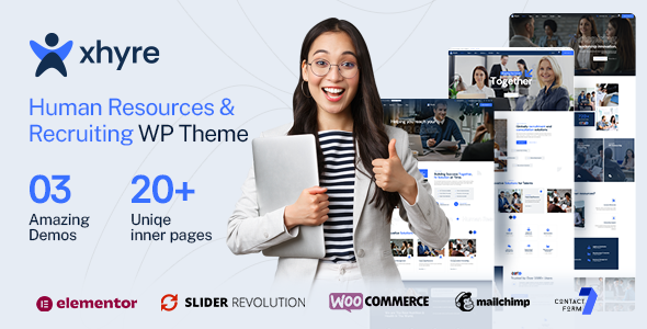 Xhyre – Human Resources & Recruiting WordPress Theme – 0 Sold!