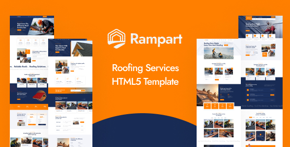 Rampart - Roofing Services HTML5 Template