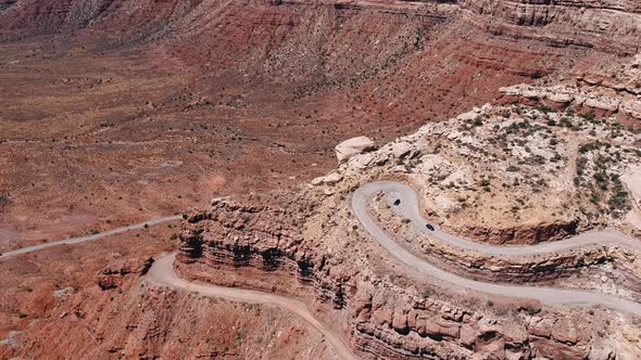 Red Cliff Aerial Mojave Desert USA