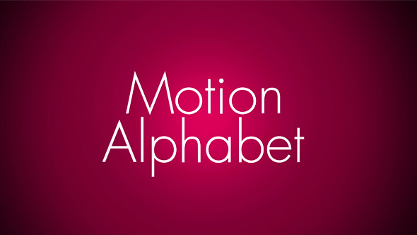 Motion Alphabet