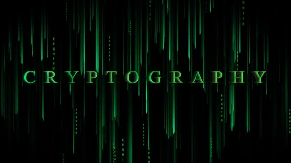 Digital Cyber Background Cryptography