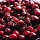 Sweet Fresh Cherry on a Plate on a Stone Background - VideoHive Item for Sale