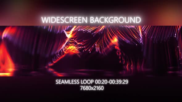 Vj Stage Widescreen Purple Red Particles