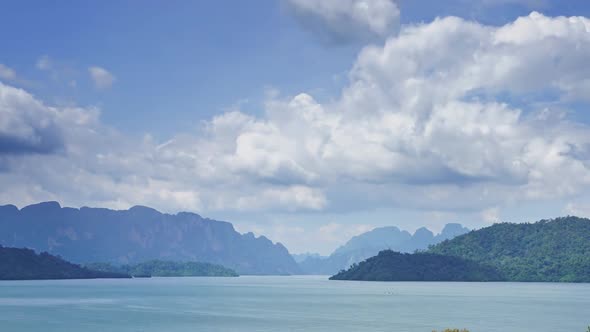 Cheow Lan Lake in Southern Thailand