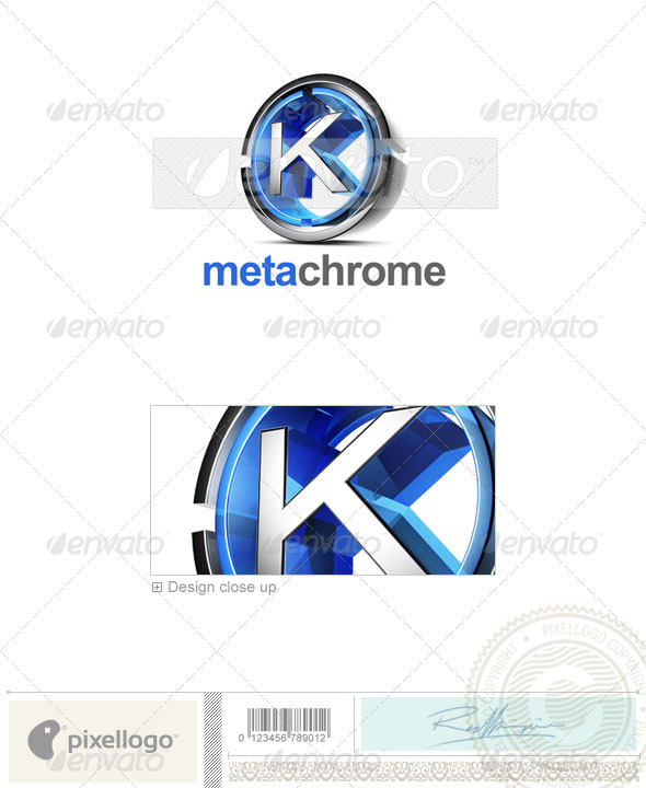 K Logo - 3D-476-K