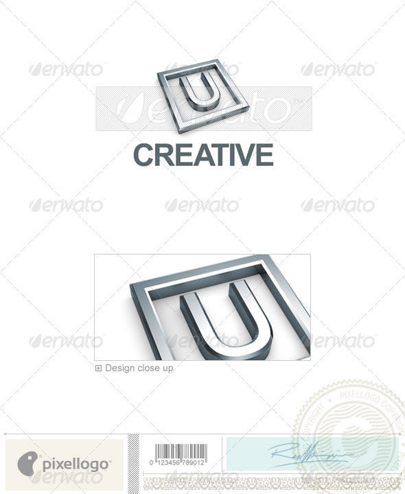 U Logo - 3D-295-U
