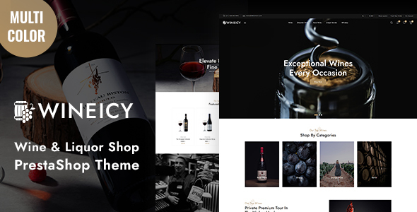 Wineicy - Liquor & Wine Shop Prestashop Theme