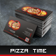 Pizza Time - Business Card - GraphicRiver Item for Sale