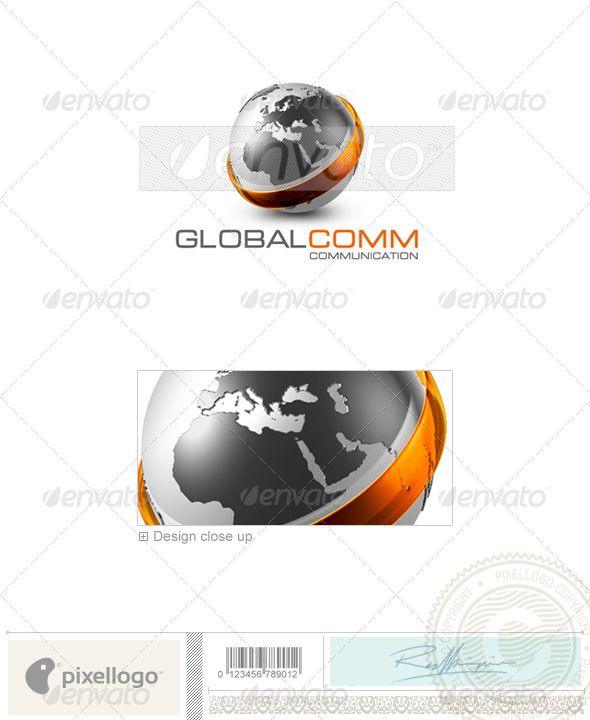Communications Logo - 3D-479