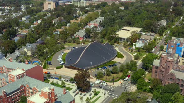 Aerial of Ingalls Rink in New Haven