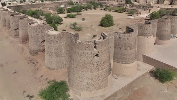 Drone view of Derawar Fort