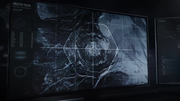 Advanced Satellites software scans the area and trace the gang's location