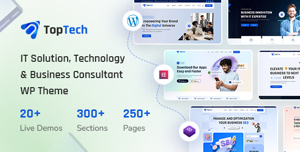 TopTech - Technology & IT Solutions Services WordPress Theme