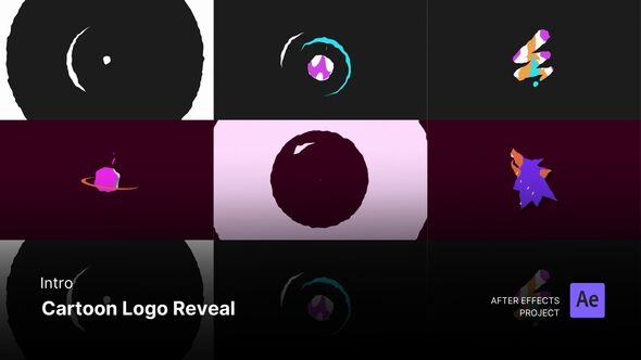 Intro/Opening - Cartoon Logo Reveal After Effects Project Files