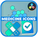 Medicine Icons And Titles for DaVinci Resolve - VideoHive Item for Sale