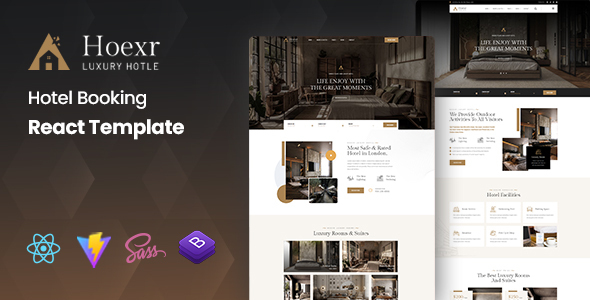 Hoexr – Hotel Booking React Template – 0 Sold!