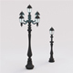 Street Lamp Models 001-002 - 3DOcean Item for Sale