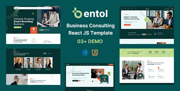 Bentol - Business Consulting React Js Template