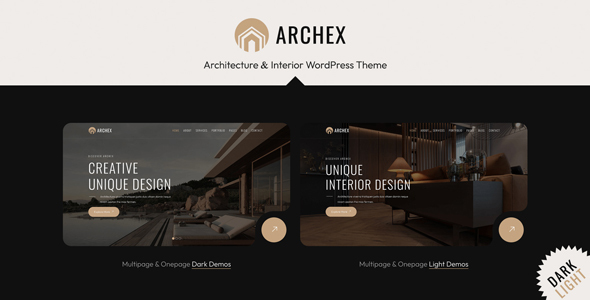 Archex – Architecture & Interior WordPress Theme – 0 Sold!