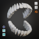 Clean Human Teeth Realistic and Detailed Low-poly 3D model - 3DOcean Item for Sale