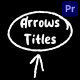 Arrows Titles for Premiere Pro - VideoHive Item for Sale