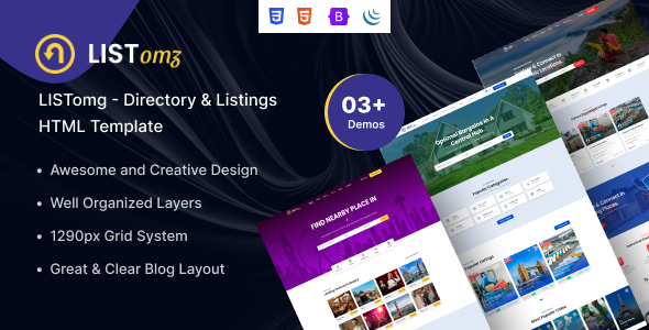 LISTomg - Directory & Listings HTML Template