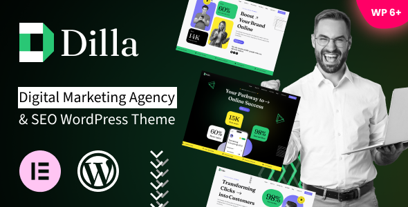 Dilla - Digital Marketing Agency & SEO WordPress Theme