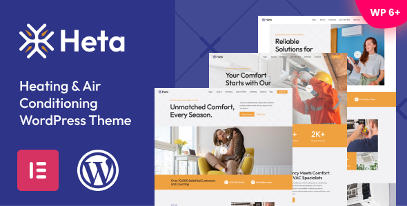 Heta - Heating & Air Conditioning WordPress Theme