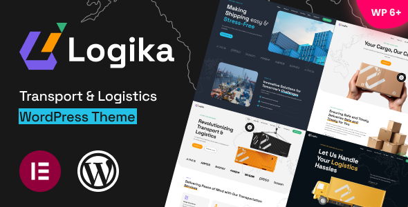 Logika - Transport & Logistics WordPress Theme