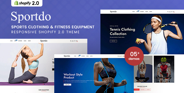 Sportdo - Sports Clothing & Fitness Equipment Shopify 2.0 Theme