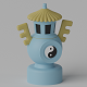 Bagua Copper Furnace Alchemy Furnace 3D model - 3DOcean Item for Sale