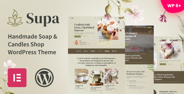 Supa - Handmade Soap & Candles Shop WordPress Theme